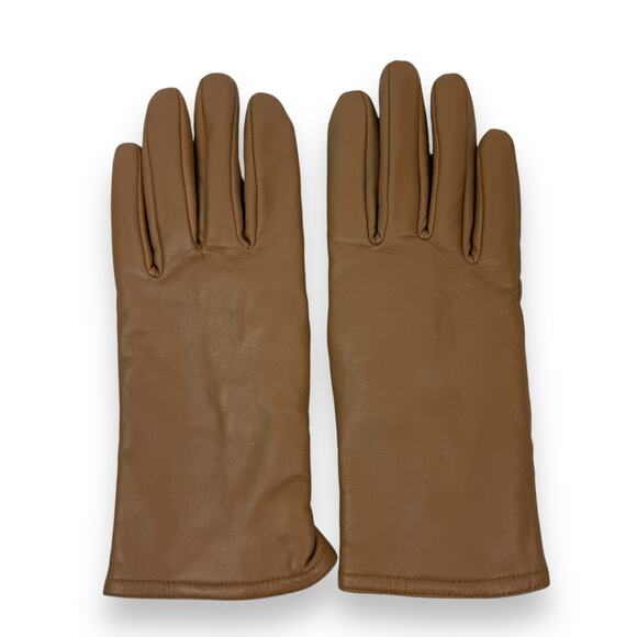 Vintage tan lamb leather gloves with thinsulate insulation lining - Picture 8 of 10